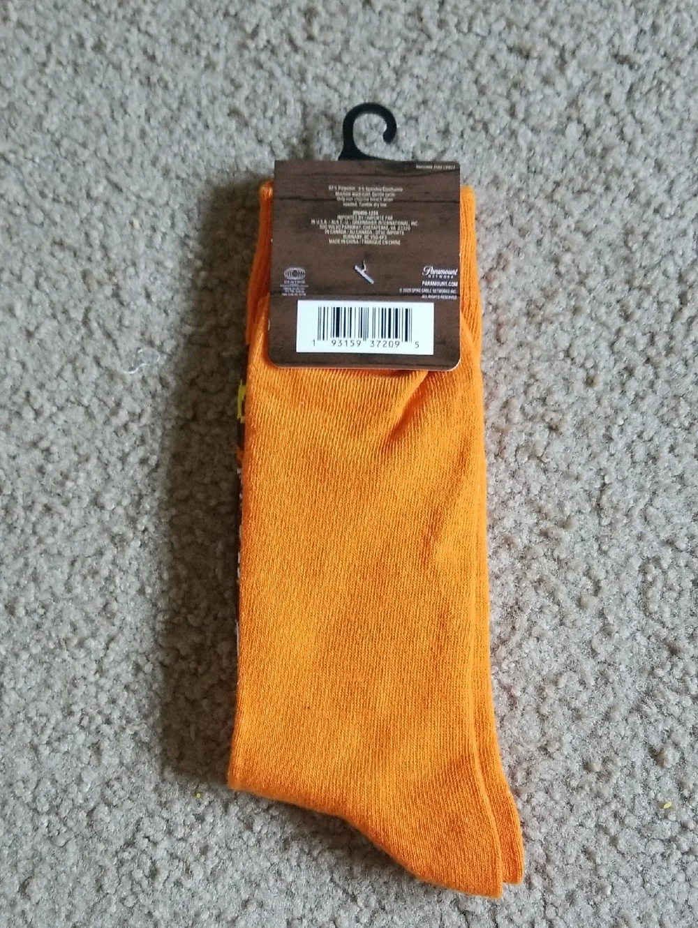 Official Yellowstone TV Series Logo Crew Socks